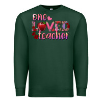 Sports Green one loved teacher Premium Sweatshirt - RanaPortraitStore