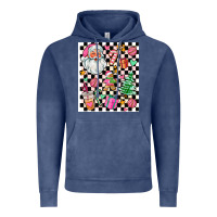 Vintage Denim pink christmas elementary Vintage Hoodie - AdoDesignShop