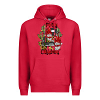 Cardinal farm truck,merry christmas gnome Premium Hoodie - JahusDesignShop