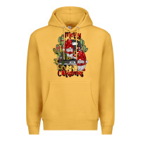 Mustard farm truck,merry christmas gnome Premium Hoodie - JahusDesignShop