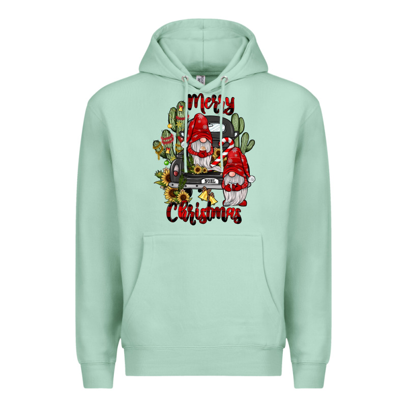 Farm Truck,merry Christmas Gnome Premium Hoodie by JahusDesignShop | Teevron