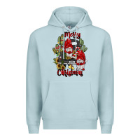 Blue Mist farm truck,merry christmas gnome Premium Hoodie - JahusDesignShop