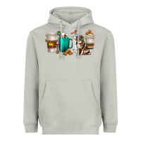 Moon Dust australian shepherd dog coffee cups Heavyweight Hoodie - texasbilliewilder