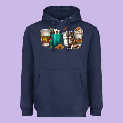 Heavyweight Hoodie australian shepherd dog coffee cups