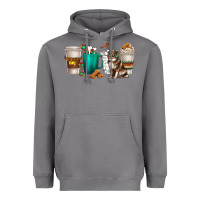 Storm australian shepherd dog coffee cups Heavyweight Hoodie - texasbilliewilder