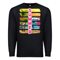 Black summer with background tbw Premium Sweatshirt - texasbilliewilder