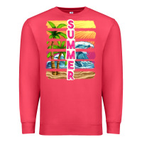 Cardinal summer with background tbw Premium Sweatshirt - texasbilliewilder