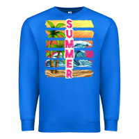 True Royal summer with background tbw Premium Sweatshirt - texasbilliewilder