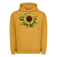 Pigment Peanut Butter sunflower Urban Hoodie - JahusDesignShop