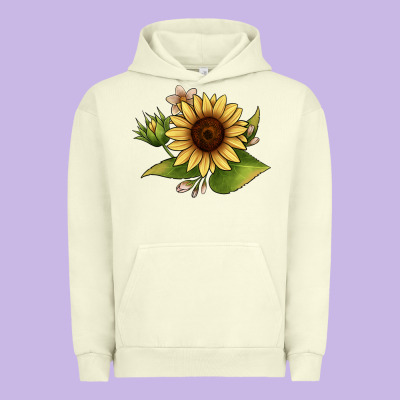 Sunflower Urban Hoodie Designed By Jahusdesignshop