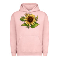 Pigment Salmon sunflower Urban Hoodie - JahusDesignShop