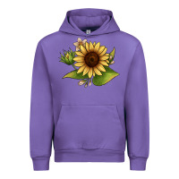 Tulip sunflower Urban Hoodie - JahusDesignShop