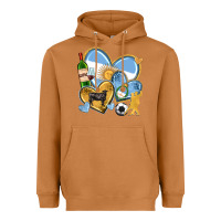 Meerkat argentina  hearts Heavyweight Hoodie - texasbilliewilder