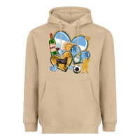 Mushroom argentina  hearts Heavyweight Hoodie - texasbilliewilder