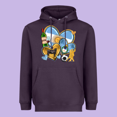 Heavyweight Hoodie argentina  hearts