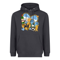 Smoke argentina  hearts Heavyweight Hoodie - texasbilliewilder