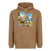 Toasted Coconut argentina  hearts Heavyweight Hoodie - texasbilliewilder