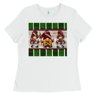 White football gnomes Ladies Tee - BarkalooDesign