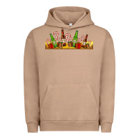 Pigment Burro beer bottles for christmas Urban Hoodie - AdoDesignShop