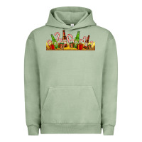 Pigment Oil Green beer bottles for christmas Urban Hoodie - AdoDesignShop
