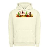 Pigment Pistachio beer bottles for christmas Urban Hoodie - AdoDesignShop