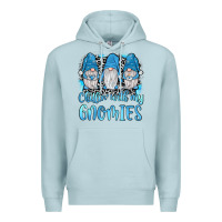 Blue Mist chillin' with my gnomies Premium Hoodie - JahusDesignShop