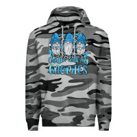 Slate Camo chillin' with my gnomies Premium Hoodie - JahusDesignShop
