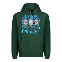 Sports Green chillin' with my gnomies Premium Hoodie - JahusDesignShop
