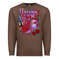 Chestnut nursing is a work of heart Premium Sweatshirt - RanaPortraitStore