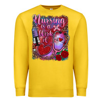 Lemon nursing is a work of heart Premium Sweatshirt - RanaPortraitStore