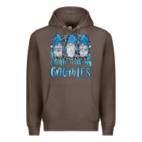 Coffee chillin' with my gnomies Premium Hoodie - JahusDesignShop