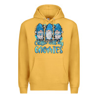 Mustard chillin' with my gnomies Premium Hoodie - JahusDesignShop