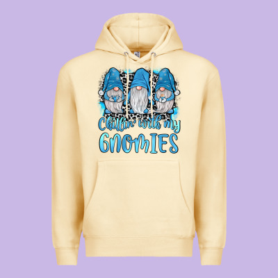 Chillin' With My Gnomies Premium Hoodie Designed By Jahusdesignshop