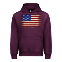 Mauve Wine American flag Urban Hoodie - JahusDesignShop