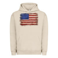 Pigment French Oak American flag Urban Hoodie - JahusDesignShop