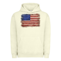 Pigment Pistachio American flag Urban Hoodie - JahusDesignShop