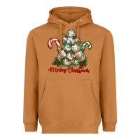 Meerkat Merry Christmas Volleyball Heavyweight Hoodie - RanaPortraitStore