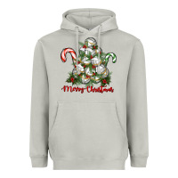 Moon Dust Merry Christmas Volleyball Heavyweight Hoodie - RanaPortraitStore