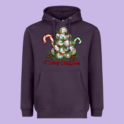 Heavyweight Hoodie Merry Christmas Volleyball