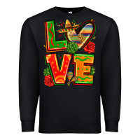 Black love mexico Premium Sweatshirt - Zillion Design Studio