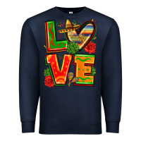 Navy love mexico Premium Sweatshirt - Zillion Design Studio