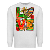Oatmeal Heather love mexico Premium Sweatshirt - Zillion Design Studio