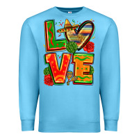 Ocean Blue love mexico Premium Sweatshirt - Zillion Design Studio
