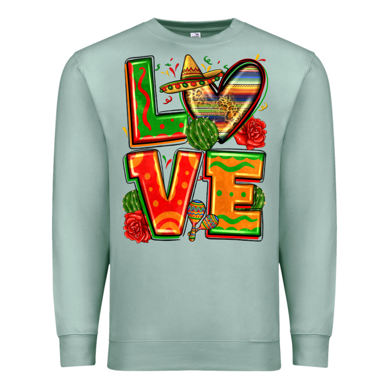 Love Mexico Premium Sweatshirt by Zillion Design Studio | Teevron