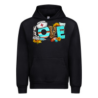 Black love nurse western Urban Hoodie - BundleAndBundleShop