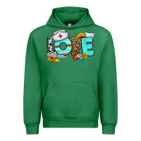 Emerald love nurse western Urban Hoodie - BundleAndBundleShop