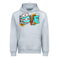 Heather Grey love nurse western Urban Hoodie - BundleAndBundleShop