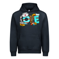 Navy love nurse western Urban Hoodie - BundleAndBundleShop