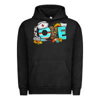 Pigment Black love nurse western Urban Hoodie - BundleAndBundleShop