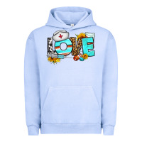 Pigment Grape Ice love nurse western Urban Hoodie - BundleAndBundleShop